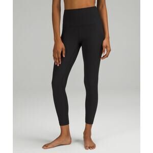 Lululemon 'Align' Black Ribbed High-Rise Pant Size 6